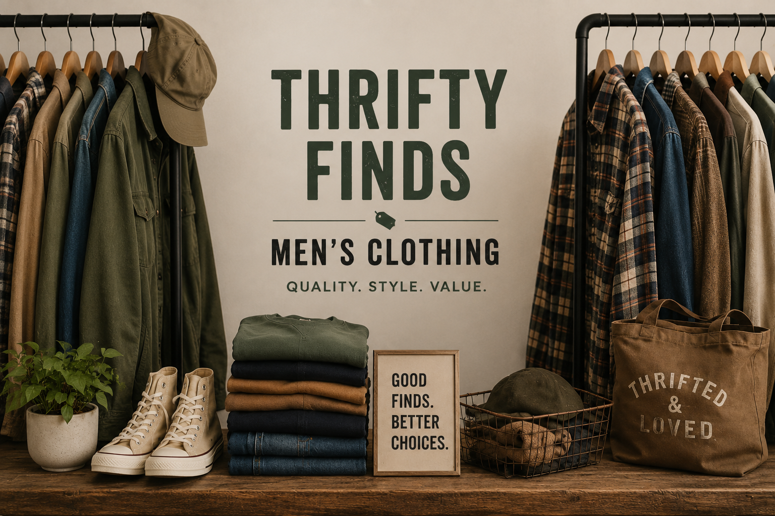 Thrifty Finds Men's Clothing!