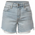 American Eagle Next Level Stretch Denim Shorts Womens 8 Light Wash
