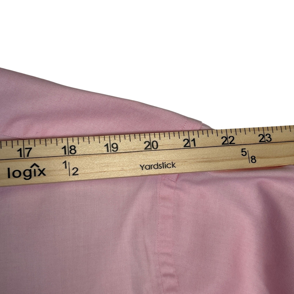 Bobby’s Fashions Button Down Dress Shirt Mens Pink LS Custom Tailored Hong Kong