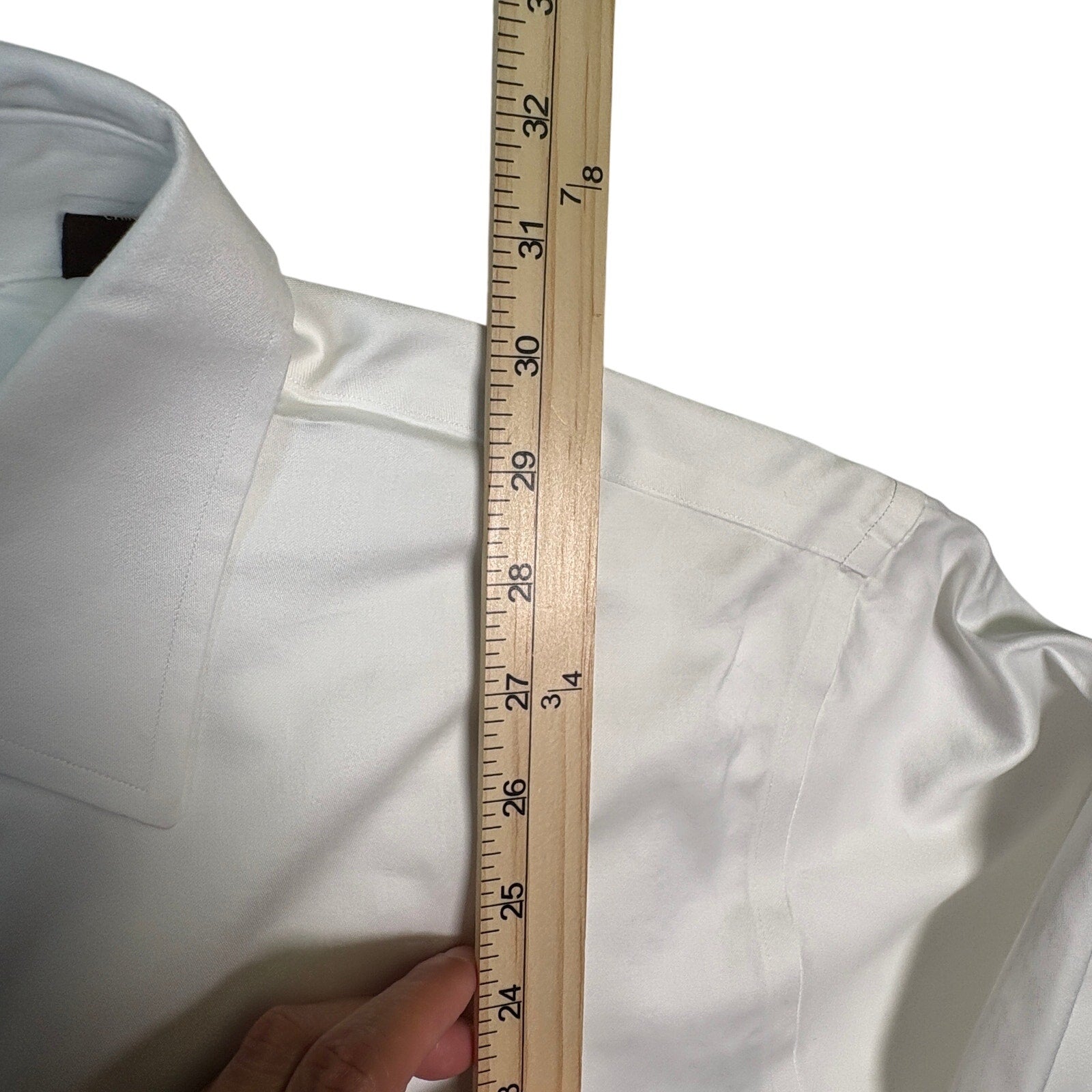 Tasso Elba Men's White Egyptian Cotton Dress Shirt