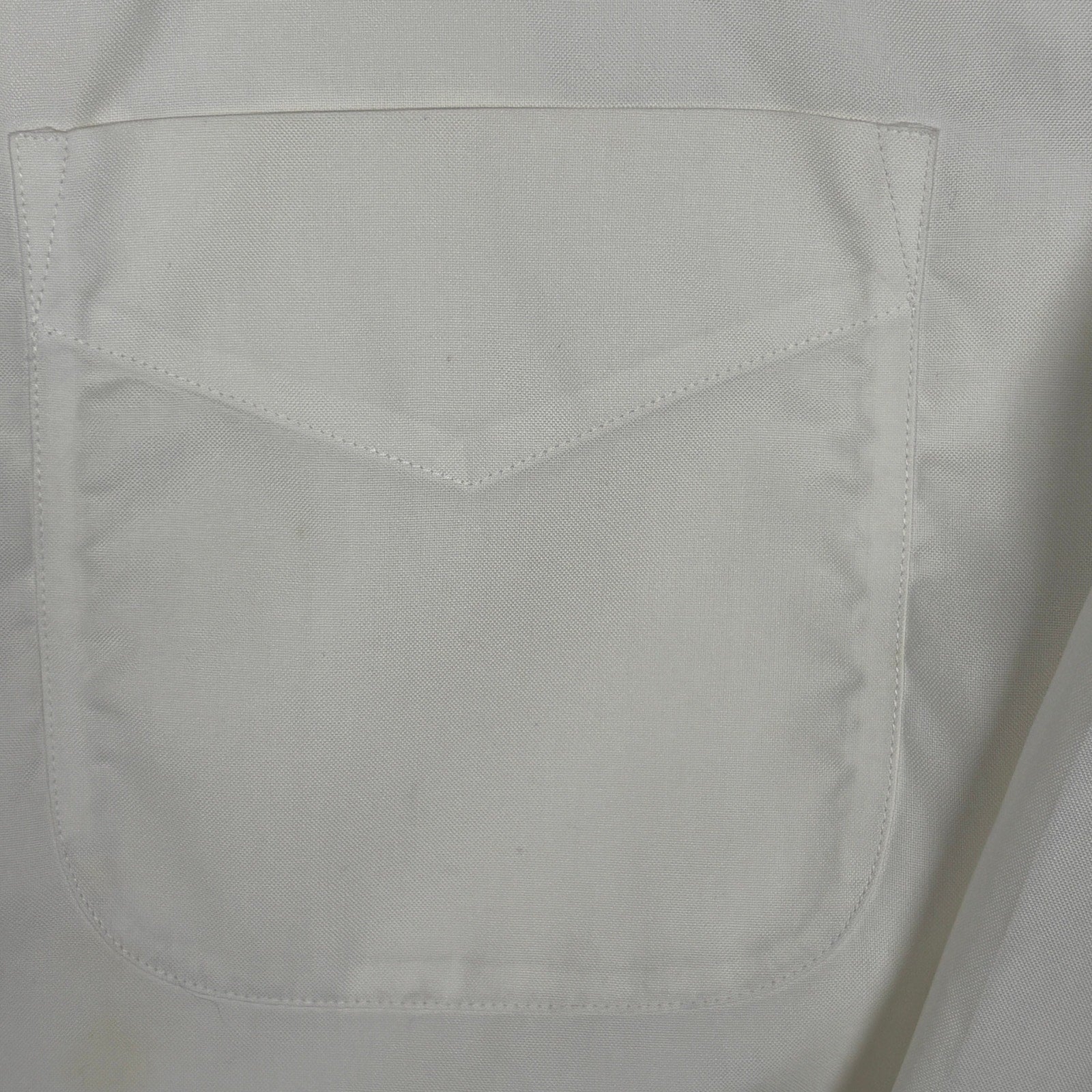Jos A Bank Traveler Dress Shirt Mens 16.5 35 White Long Sleeve Button Up Cotton