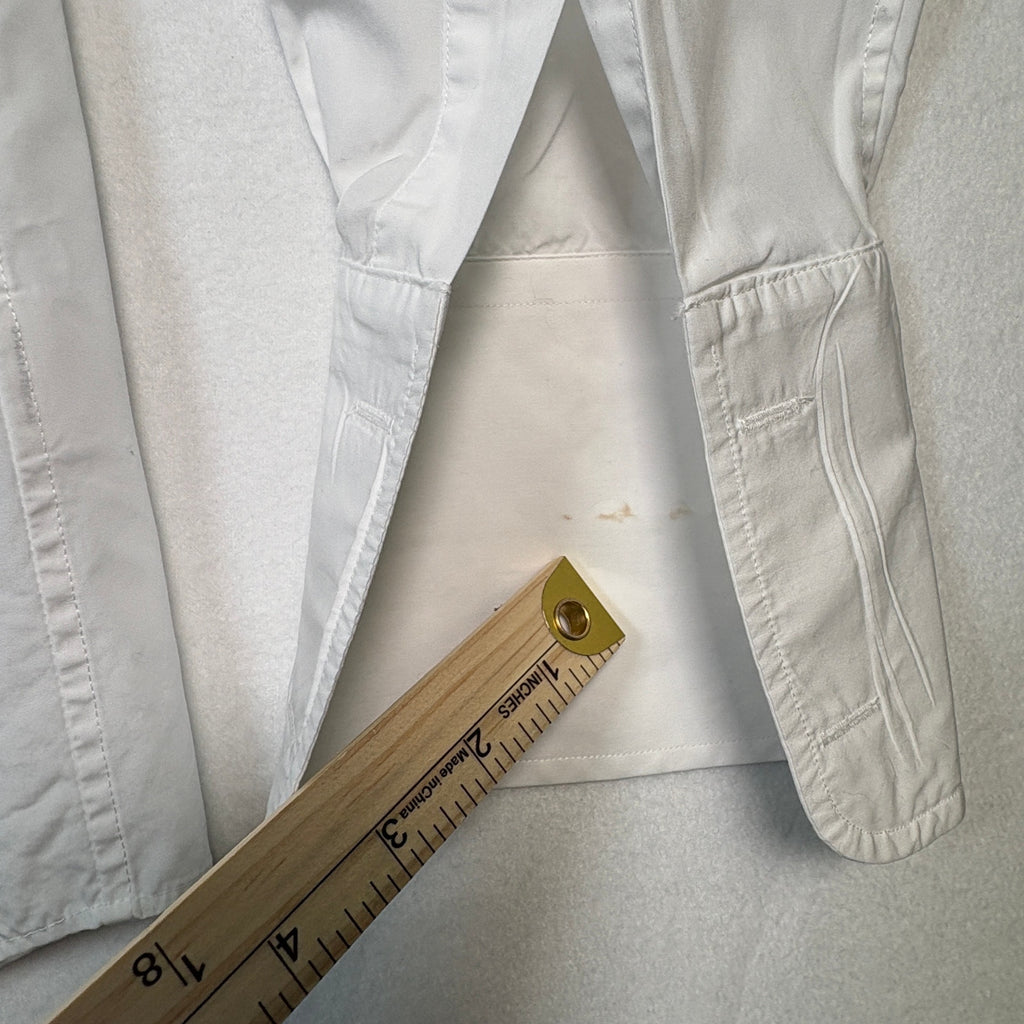 Jos A Bank Reserve Tuxedo Shirt Mens 16 35 White Pleated Egyptian Cotton