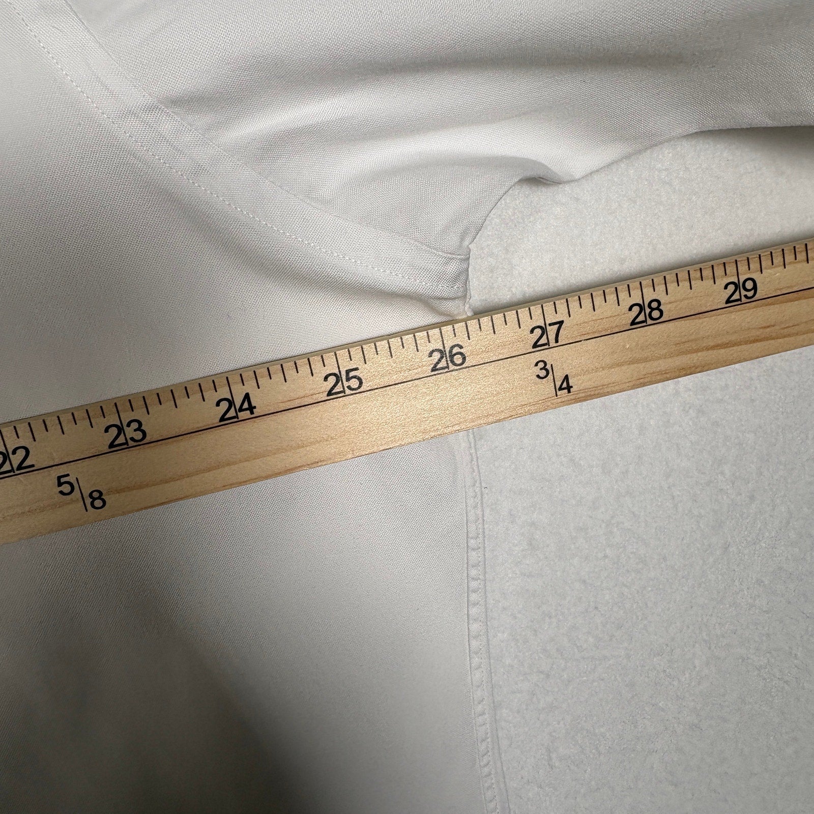 Jos A Bank Executive Collection Dress Shirt White 16.5 35 Men Long Sleeve Cotton