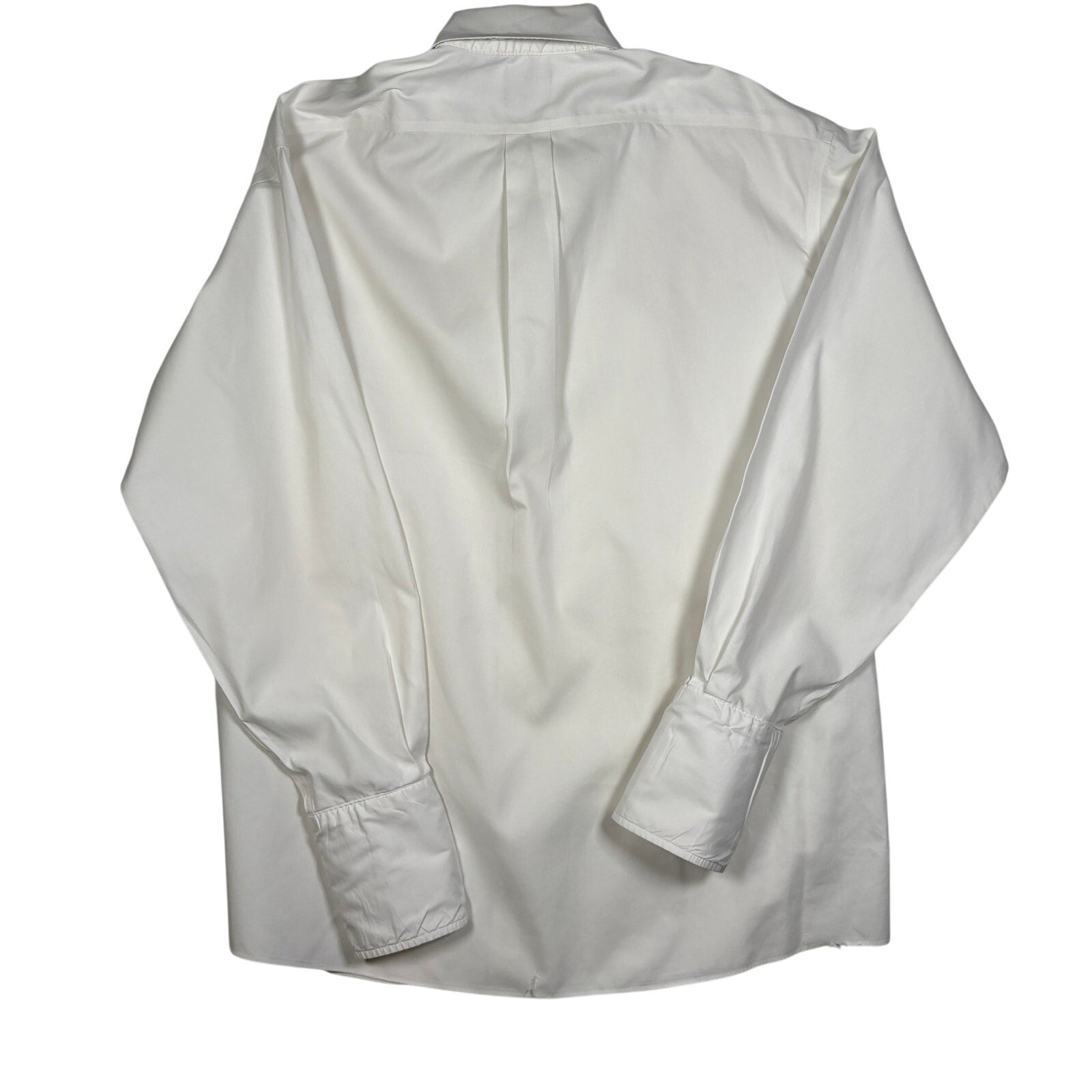 Jos A Bank Traveler Dress Shirt Mens 16.5 35 White Long Sleeve Button Up Cotton