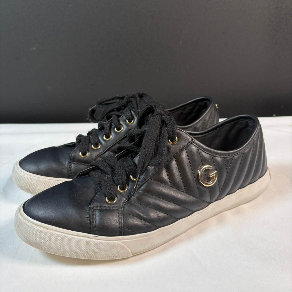 GBG Los Angeles Black Quilted Sneakers Womens Size 8.5 Lace Up