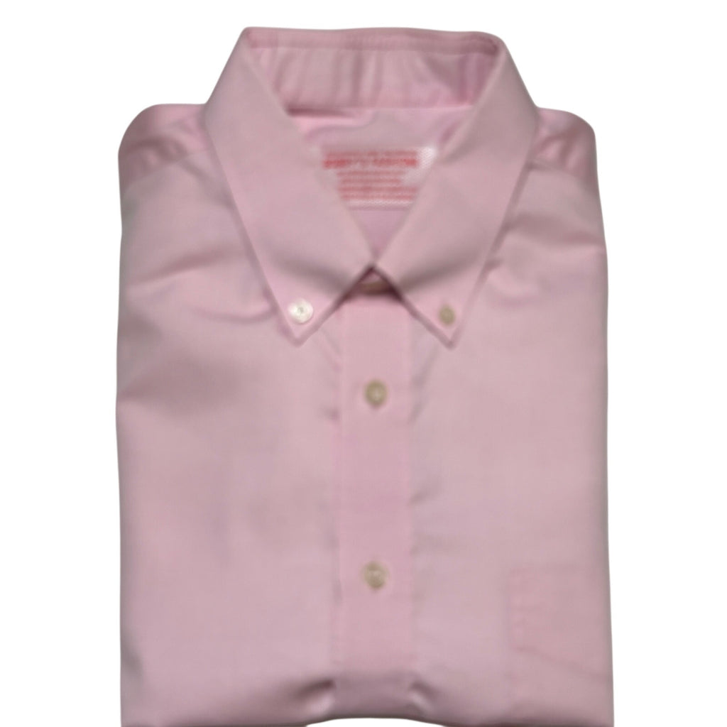 Bobby’s Fashions Button Down Dress Shirt Mens Pink LS Custom Tailored Hong Kong