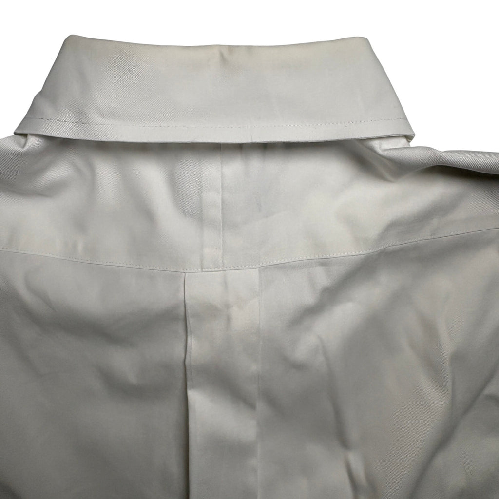 Jos A Bank Traveler Dress Shirt Mens L 16.5 35 White Cotton Button Up