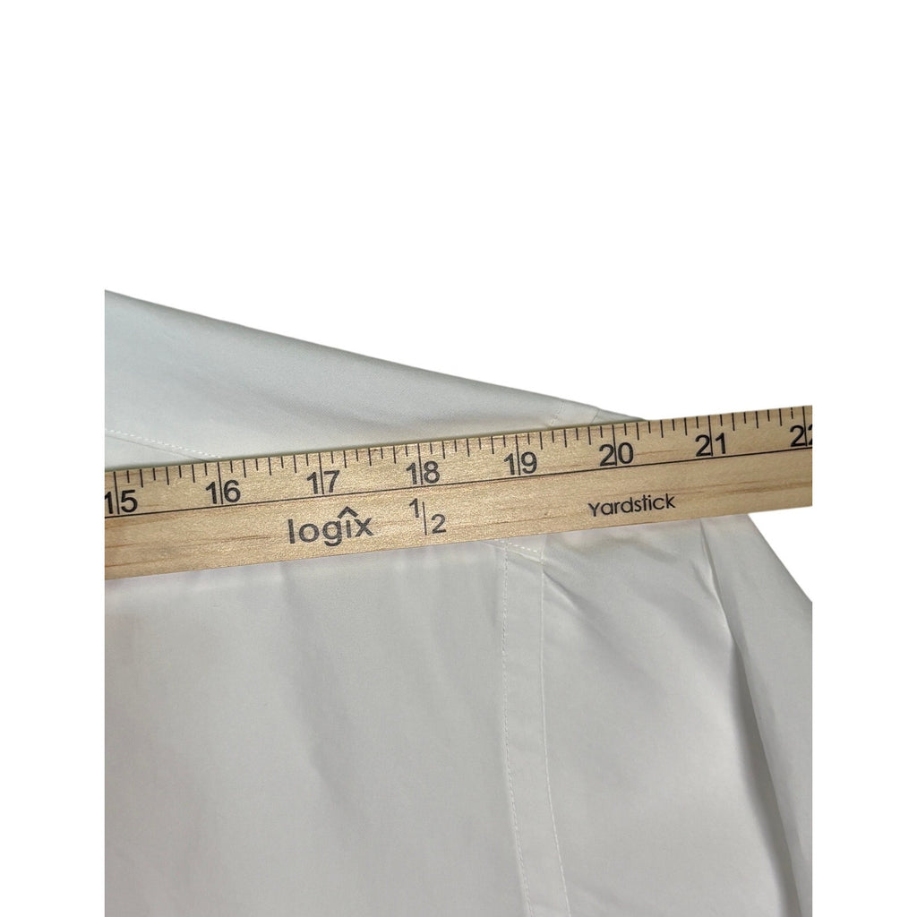 Jos A Bank Reserve Tuxedo Shirt Mens 16 35 White Pleated Egyptian Cotton