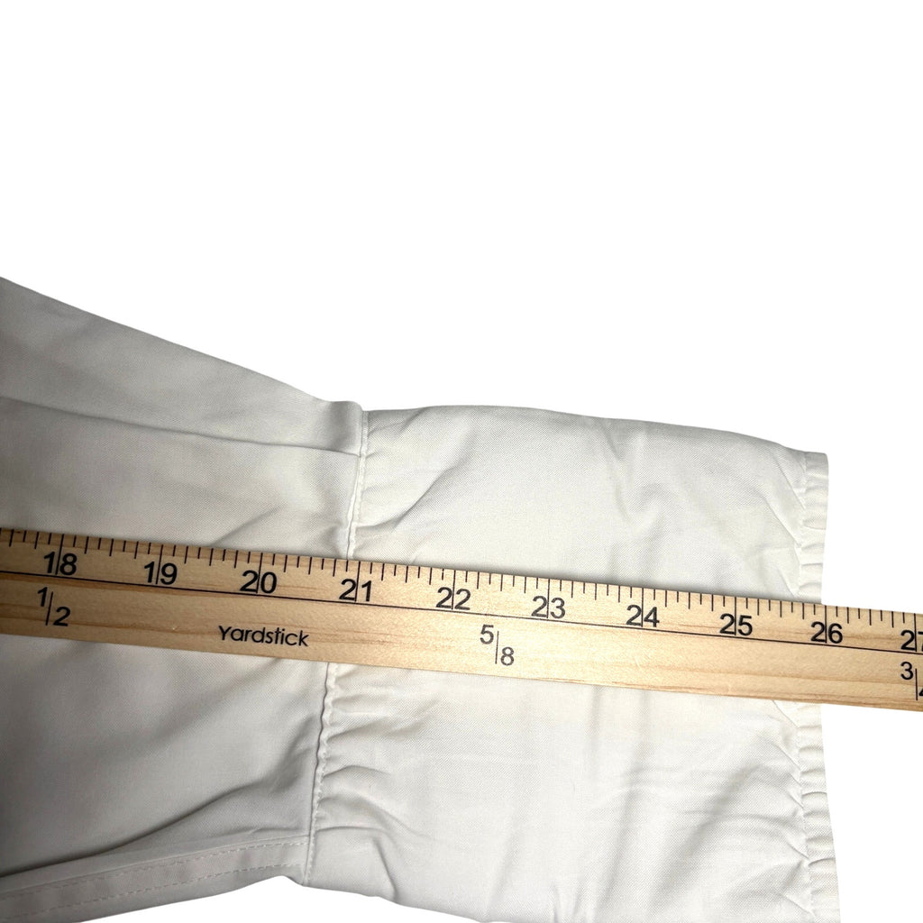 Jos A Bank Traveler Dress Shirt Mens 16.5 35 White Long Sleeve Button Up Cotton