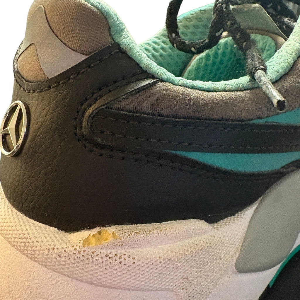 Puma RS-X AMG Petronas Mens 8 Black Teal Running Sneakers