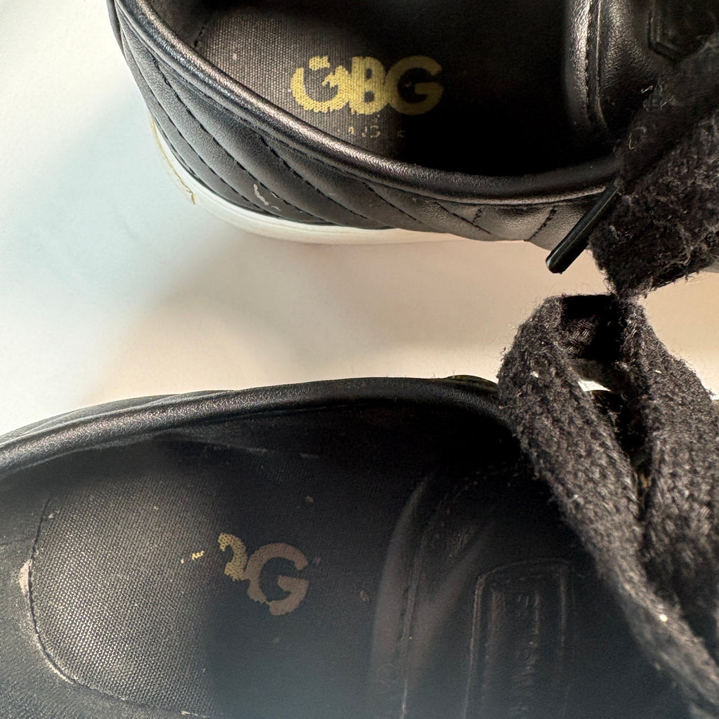 GBG Los Angeles Black Quilted Sneakers Womens Size 8.5 Lace Up