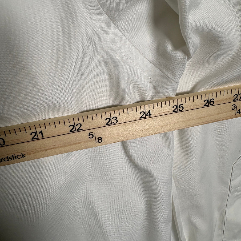 Jos A Bank Traveler Dress Shirt Mens Large 16.5 34 White Long Sleeve Cotton