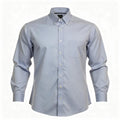Jos A Bank Traveler Dress Shirt Mens 16.5 35 Blue Check Button Down Cotton LS