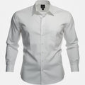 Jos A Bank Traveler Dress Shirt Mens 16.5 36 White Long Sleeve Button Front