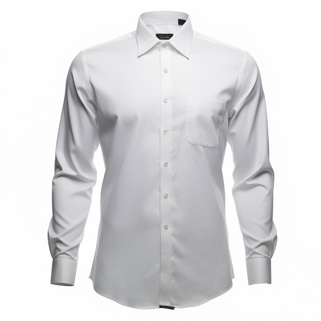 Tasso Elba Men's White Egyptian Cotton Dress Shirt