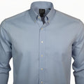 Jos A Bank Traveler’s Collection Dress Shirt 16.5 35 Blue Button Down Cotton