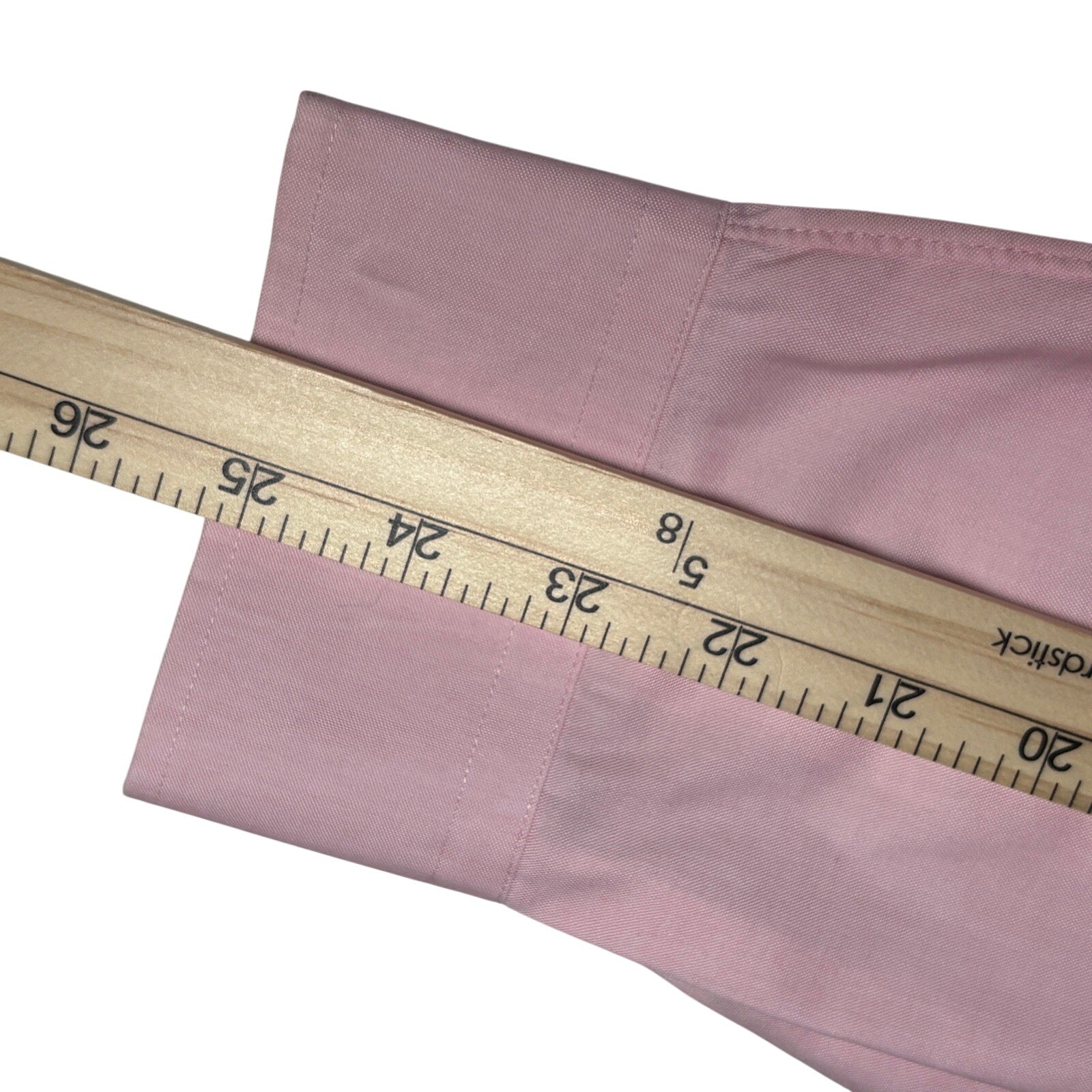 Bobby’s Fashions Button Down Dress Shirt Mens Pink LS Custom Tailored Hong Kong