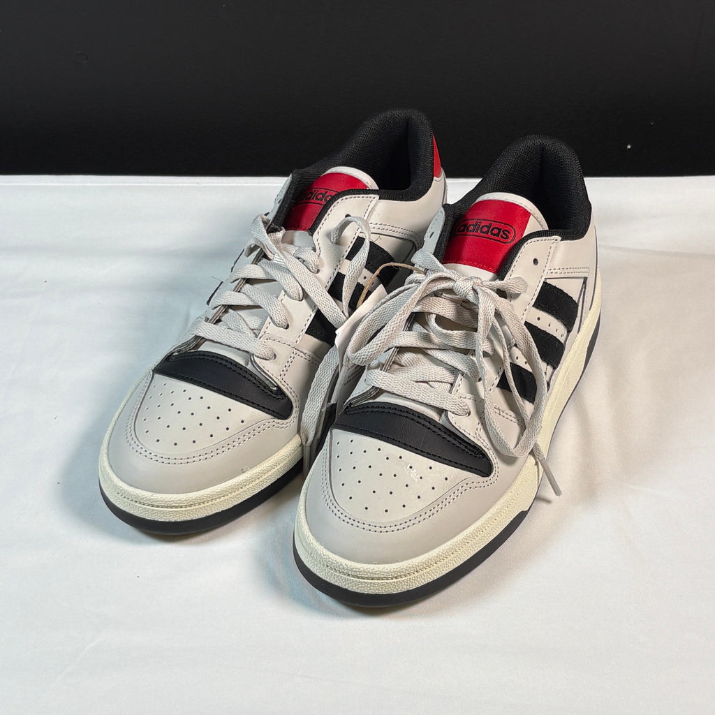 Adidas Break Start Sneakers Mens Size 7 Gray Black Red New
