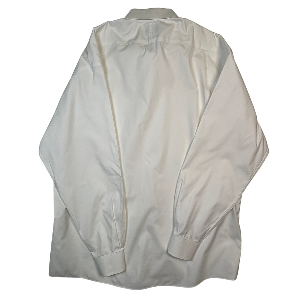 Jos A Bank Traveler Dress Shirt Mens 16.5 36 White Long Sleeve Button Front