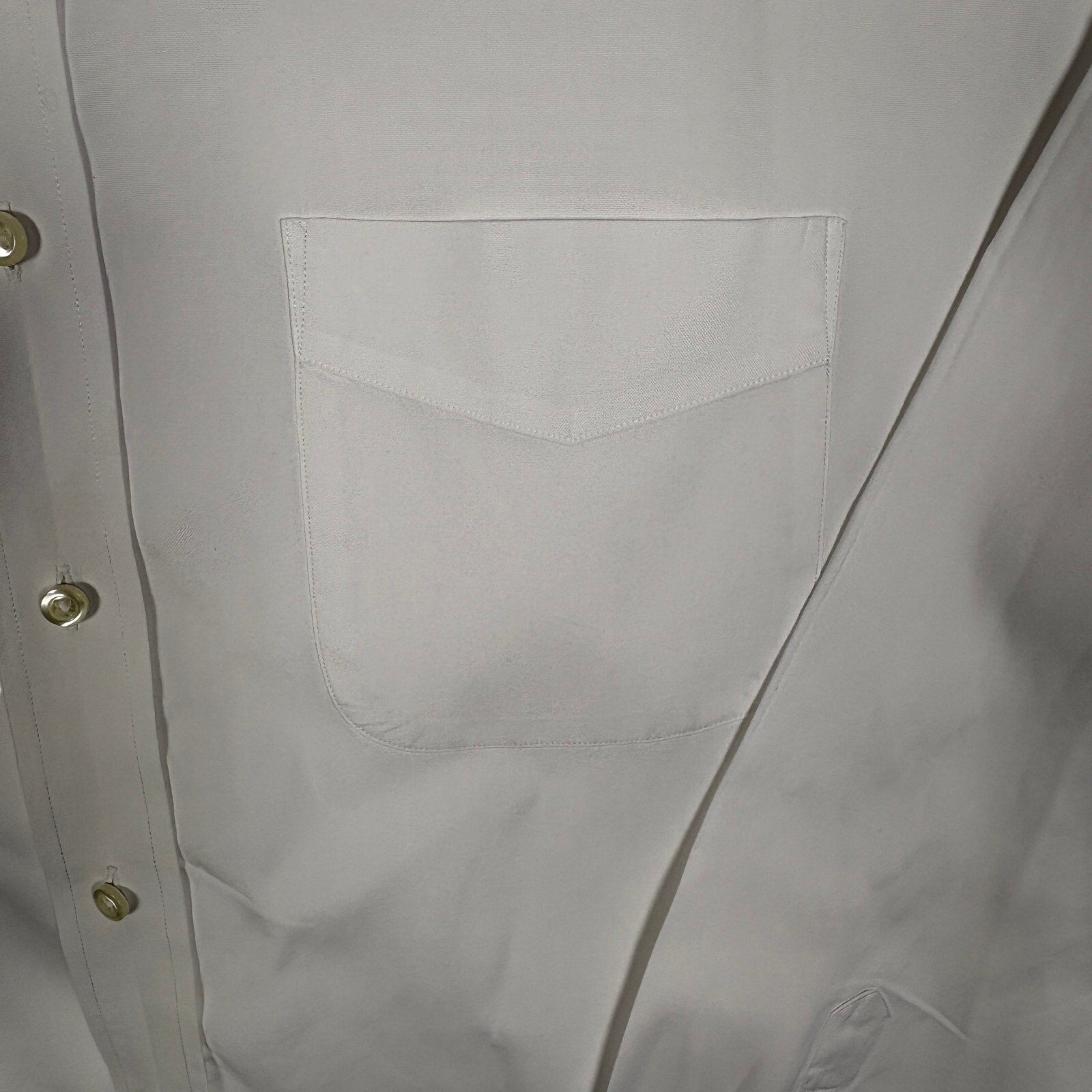 Jos A Bank Executive Collection Dress Shirt White 16.5 35 Men Long Sleeve Cotton