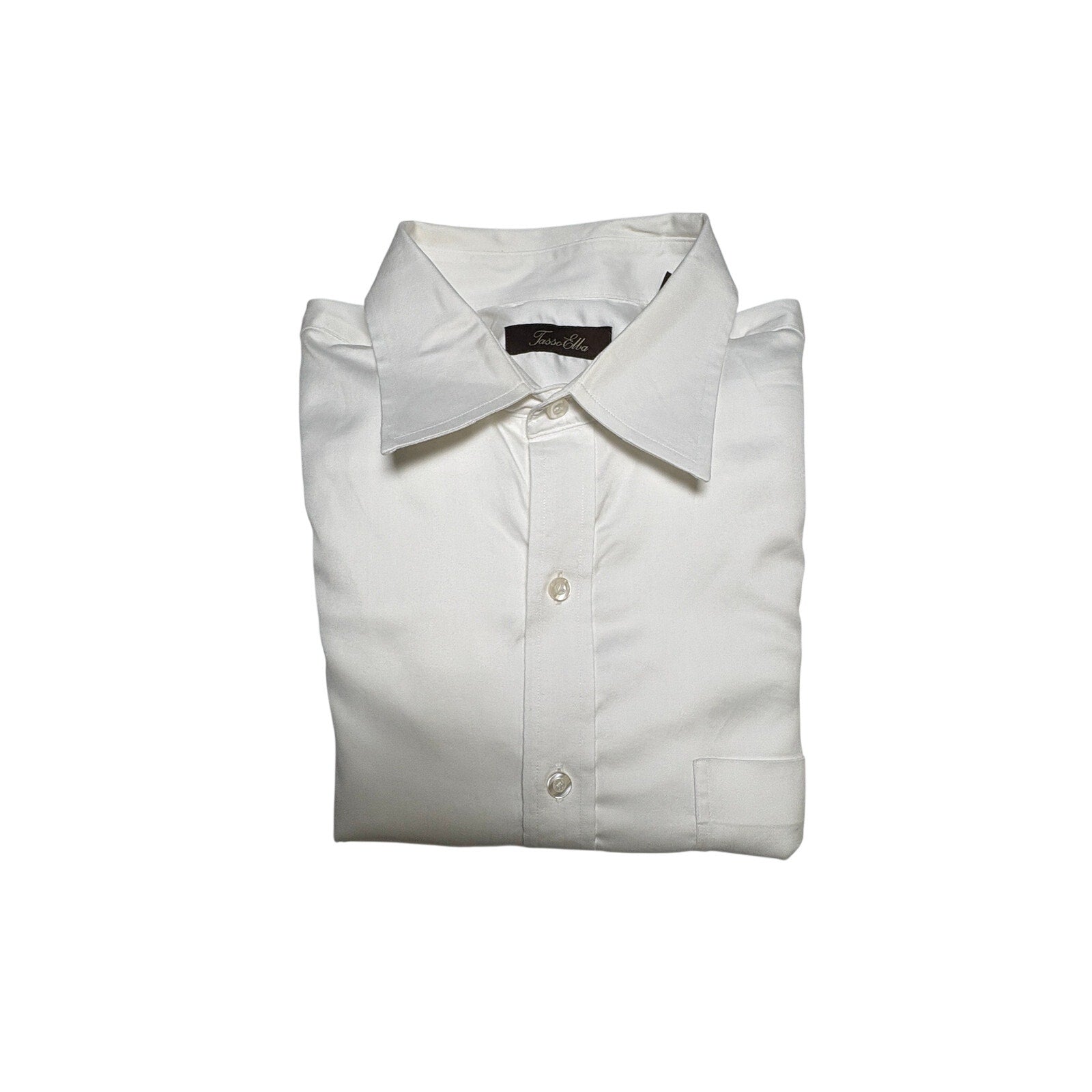 Tasso Elba Men's White Egyptian Cotton Dress Shirt