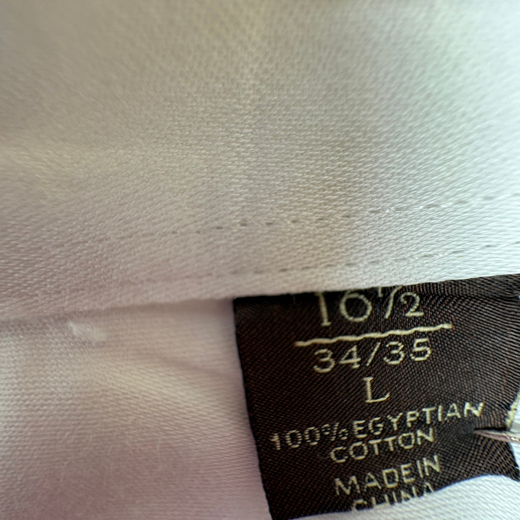 Tasso Elba Men's White Egyptian Cotton Dress Shirt