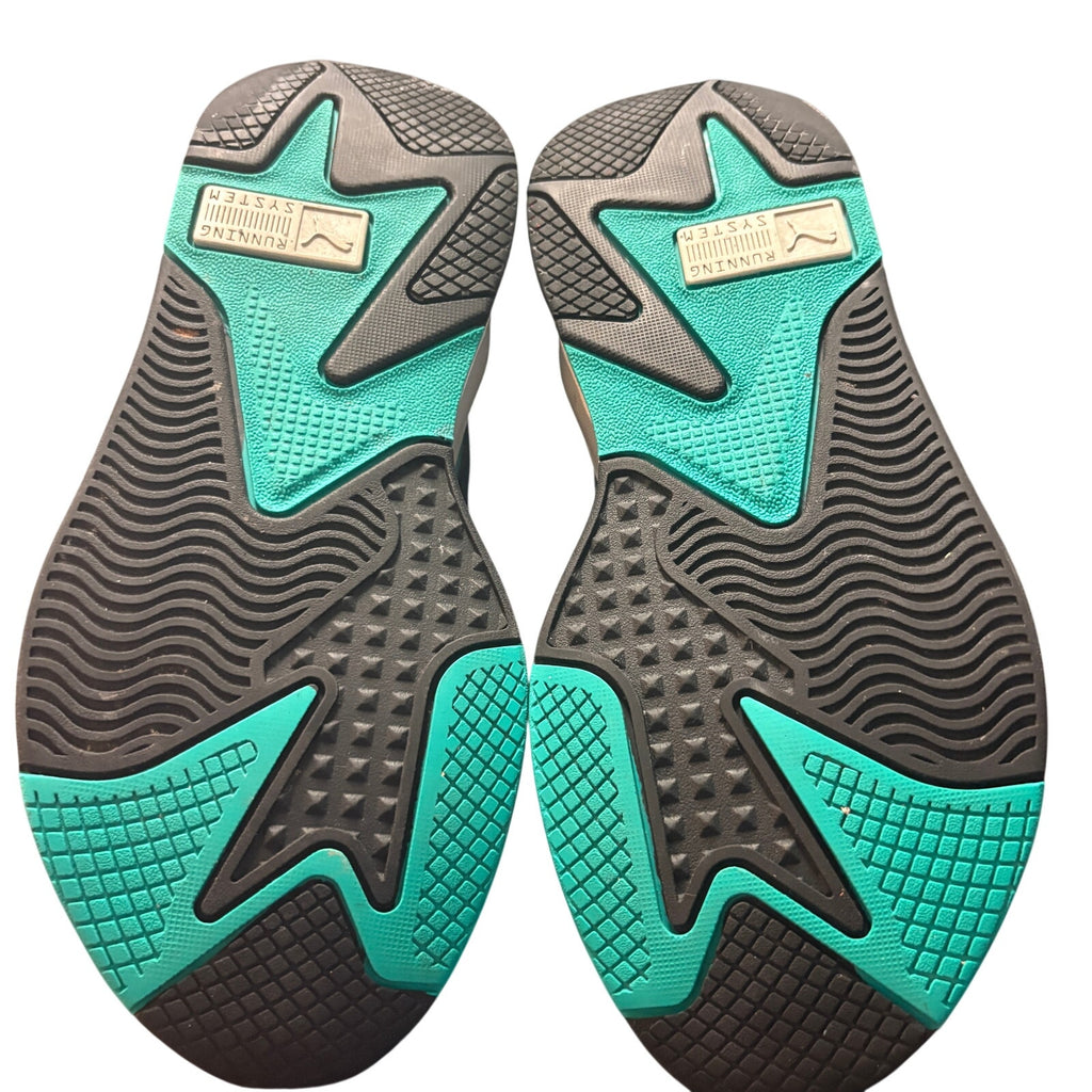 Puma RS-X AMG Petronas Mens 8 Black Teal Running Sneakers
