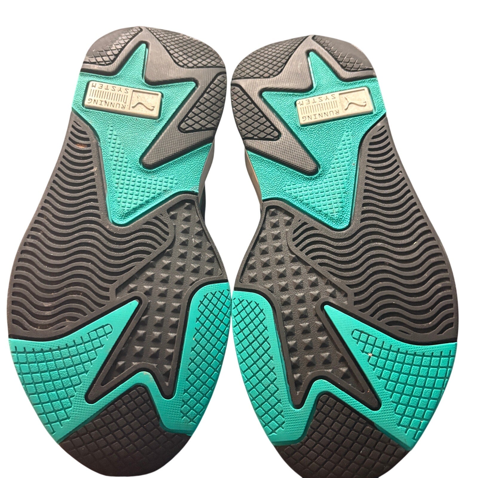Puma RS-X AMG Petronas Mens 8 Black Teal Running Sneakers